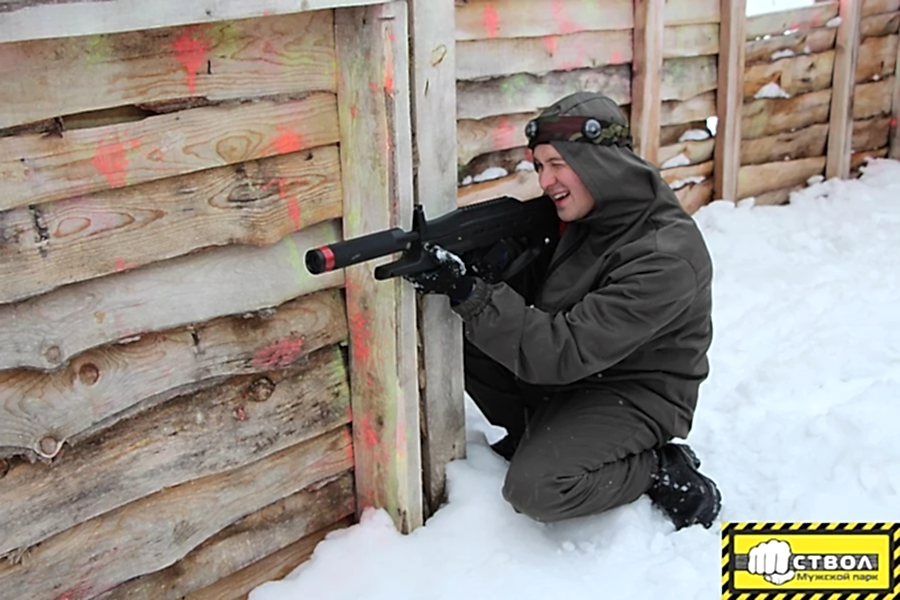 Лазертаг зимой