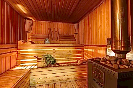 Дом-баня на дровах