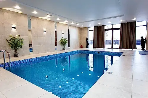 Сауна с бассейном